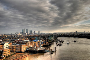 aerial view of city buildings photography, london