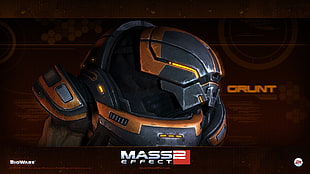 Mass Effect 2 Grunt poster, Mass Effect 2, Mass Effect, video games HD wallpaper