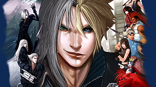 anime wallpaper, Final Fantasy VII, video games, Sephiroth, Final Fantasy VII: Advent Children HD wallpaper