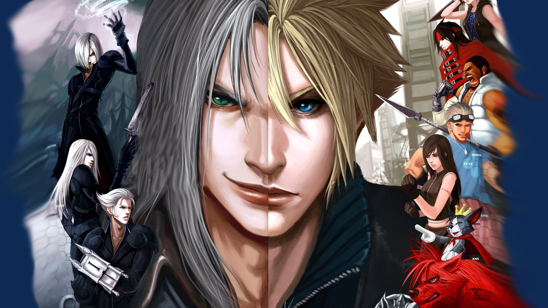 Anime Wallpaper Final Fantasy Vii Video Games Sephiroth Final Fantasy Vii Advent Children Hd Wallpaper Wallpaper Flare