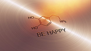 be happy text overlat, text, texture, chemistry, happy HD wallpaper