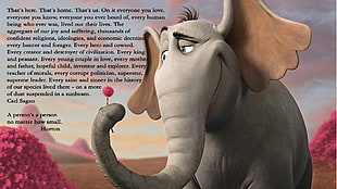 Norton elephant character, movies, Horton Hears a Who, animated movies, text HD wallpaper