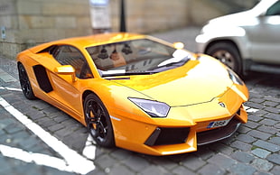 yellow Lamborghini Aventador, car, Lamborghini, yellow cars