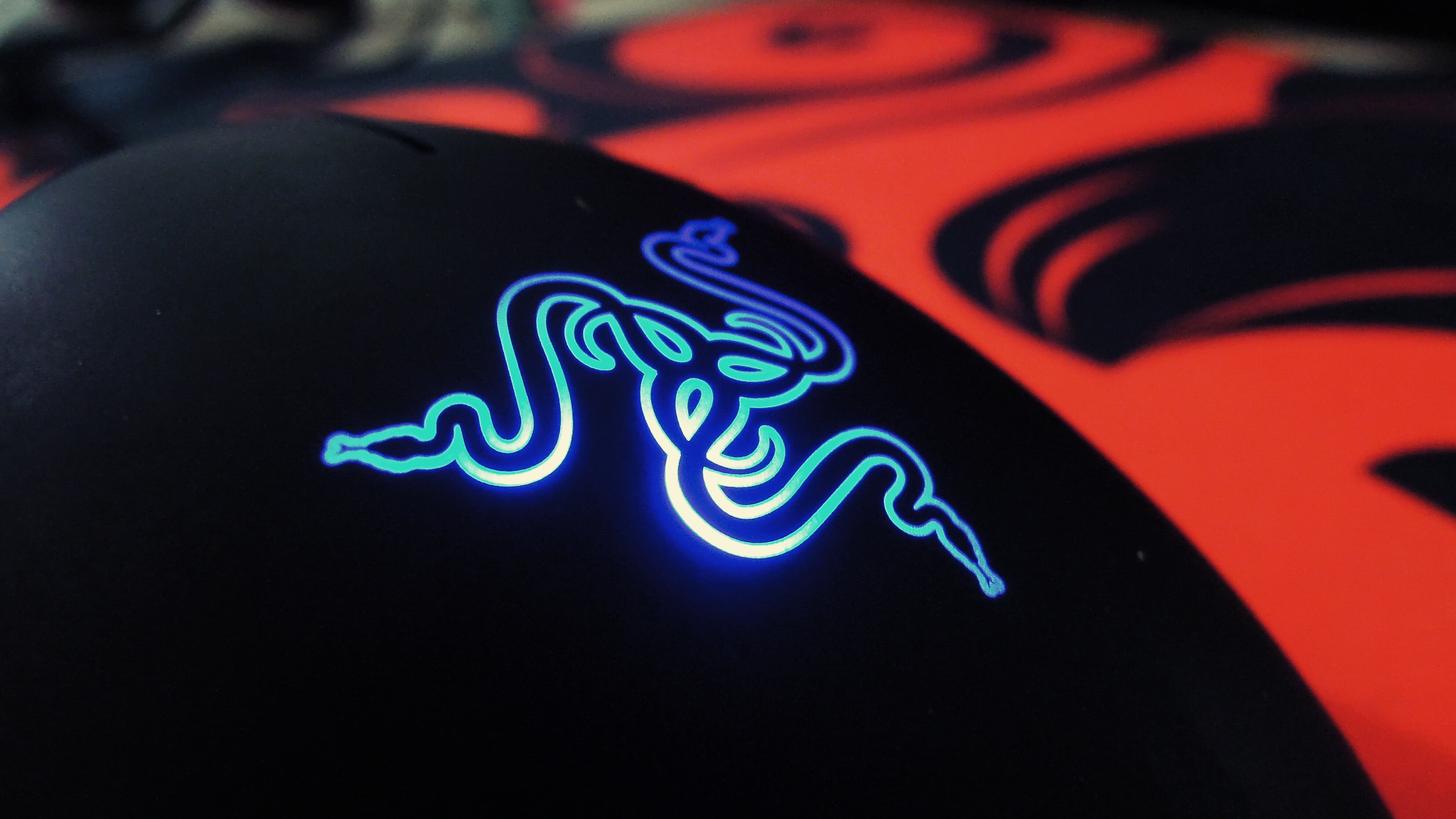 Black Led Gaming Mouse Razer Computer Mice Hd Wallpaper Wallpaper Flare