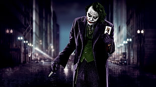 The Joker The Dark Knight HD wallpaper