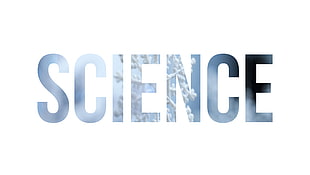 Science and white flowers double exposure photo digital wallpaper, science, snow, winter, typography
