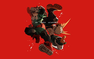 My Hero Academia characters, anime, Boku no Hero Academia HD wallpaper