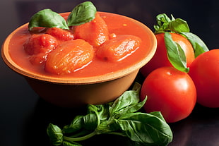 red tomato soup