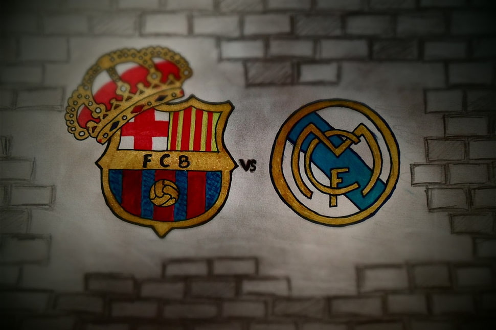soccer versus logo HD wallpaper