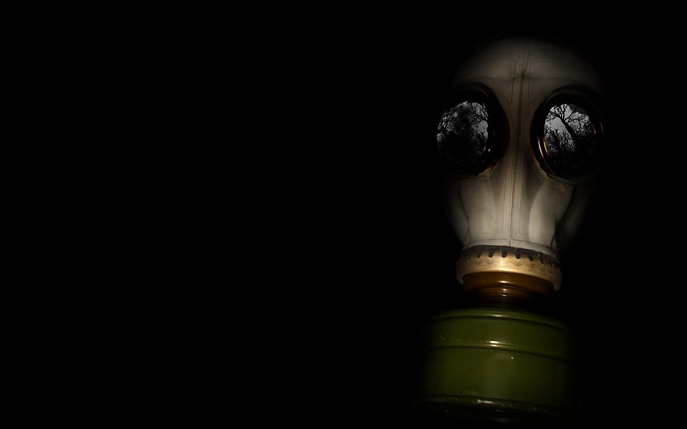gas masks, artwork, apocalyptic HD wallpaper
