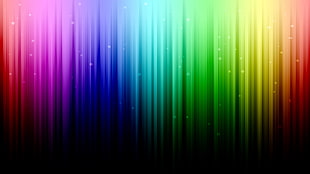 photo of ray of rainbow coloers
