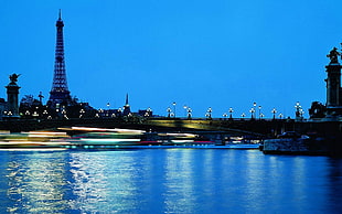 Pont Alexandre III and Eiffel tower, Paris France