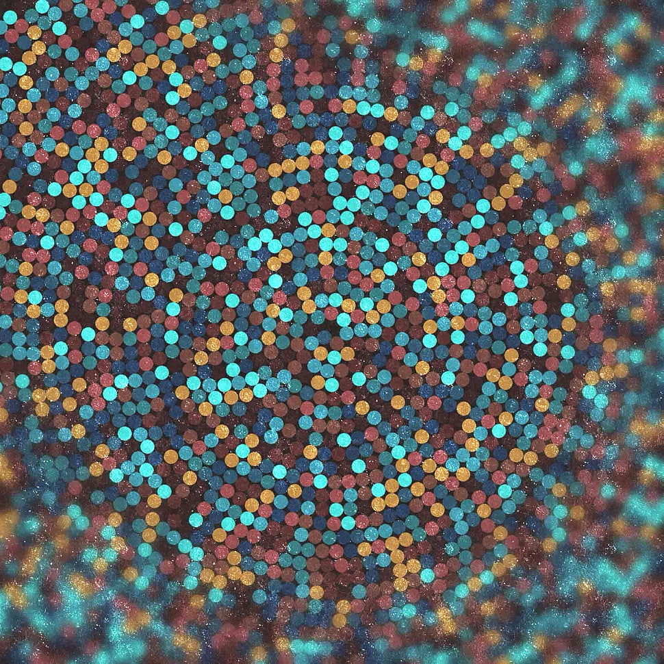 blue and red glitter decor, abstract HD wallpaper