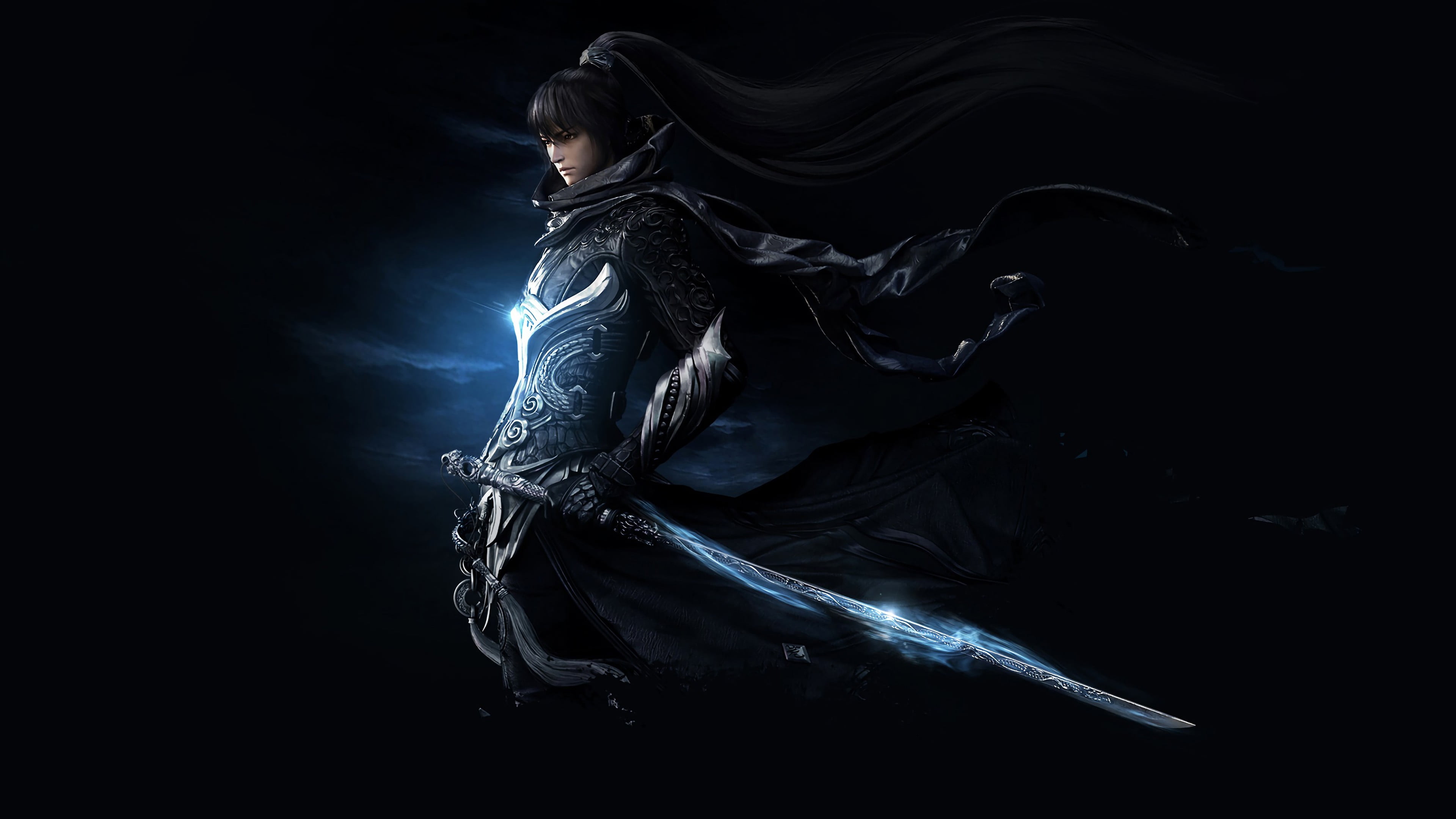 woman holding sword digital wallpaper, Revelation Online, video games, mmorpg
