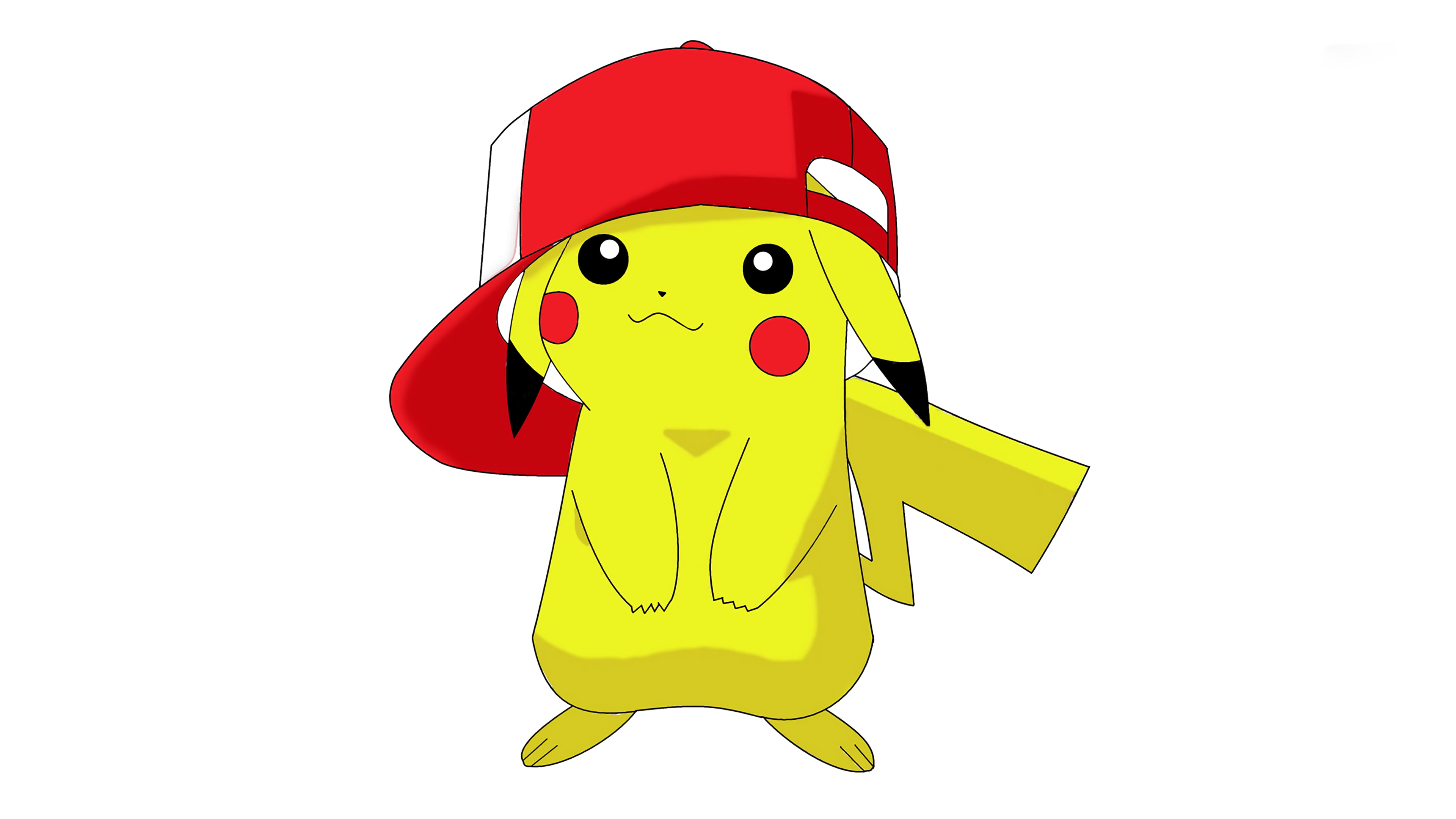 Pikachu wearing red cap illustration, anime, video games, Pokémon, Pikachu  HD wallpaper | Wallpaper Flare