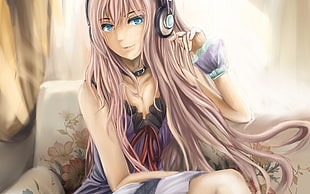 anime, music, Vocaloid, Megurine Luka