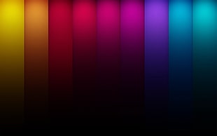 several colors digital wallpaper, gradient, collage, colorful HD wallpaper