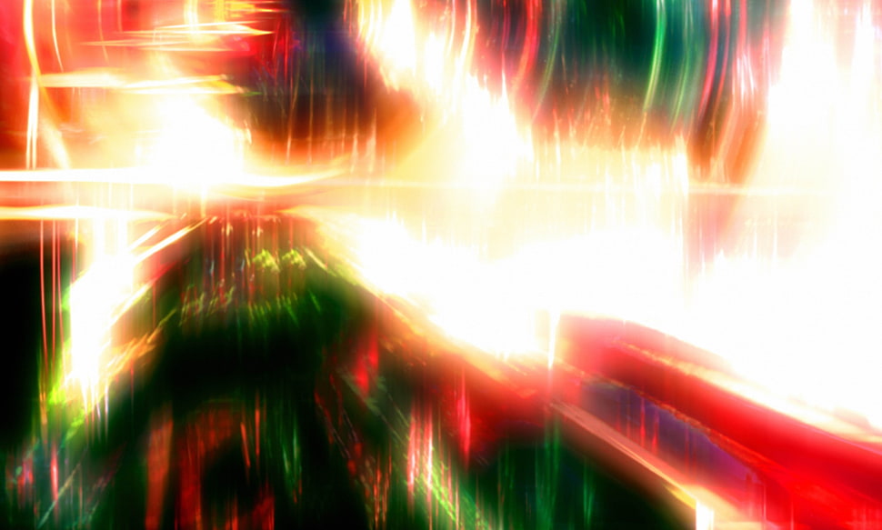 red and green light digital wallpaper HD wallpaper