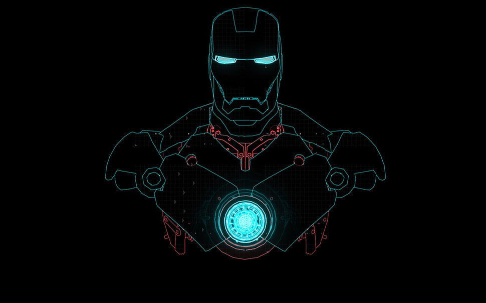 Iron Man illustration, Iron Man HD wallpaper