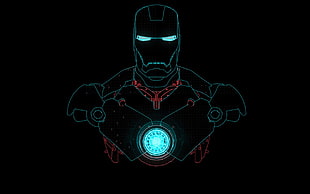 Iron Man illustration, Iron Man HD wallpaper
