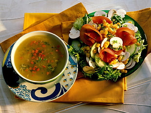 salad dish on table