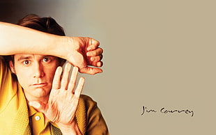 Jim Carrey, Jim Carrey, actor, men, portrait HD wallpaper