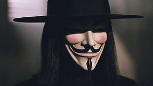 Guy Fawkes mask, Guy Fawkes mask, V for Vendetta, mask, face