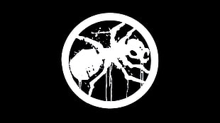 round white Ant logo, The Prodigy, ants, circle, logo