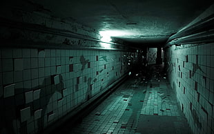 tunnel tiles falling HD wallpaper