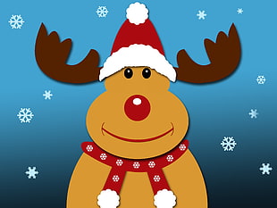 brown Reindeer illustration