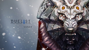 Duelist Vanar poster, digital art, artwork, Duelyst, video games