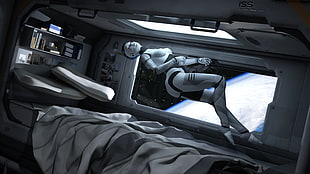 Guardians of the Galaxy Nebula, science fiction, render, CGI, robot