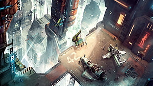 video game illustration, Star Citizen, science fiction HD wallpaper