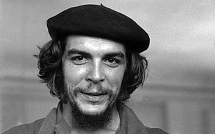 men's black cap, Che Guevara