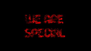 We Are Special, typography HD wallpaper