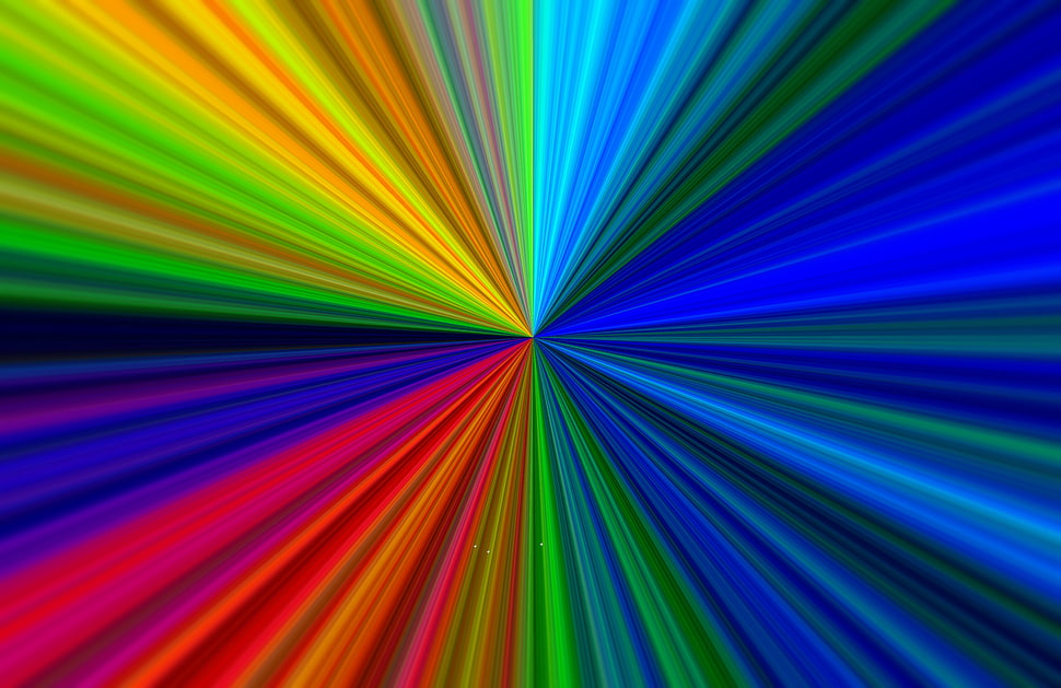 rainbow illustration HD wallpaper