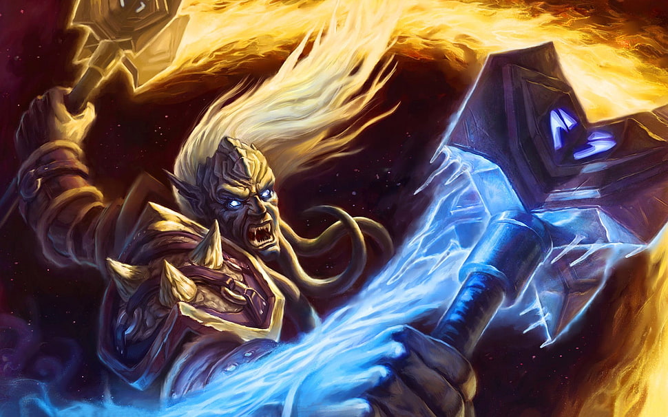 movie character illustration, World of Warcraft, draenei HD wallpaper