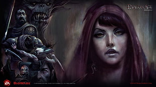 Dragon Age digital wallpaper, video games, Dragon Age, Dragon Age: Origins, Morrigan