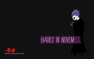 Hades in November advertisement, heart, Hades, loneliness, cartoon