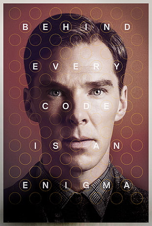 Behind Every Code is an Enigma quote, The Imitation Game, Benedict Cumberbatch, Alan Turing