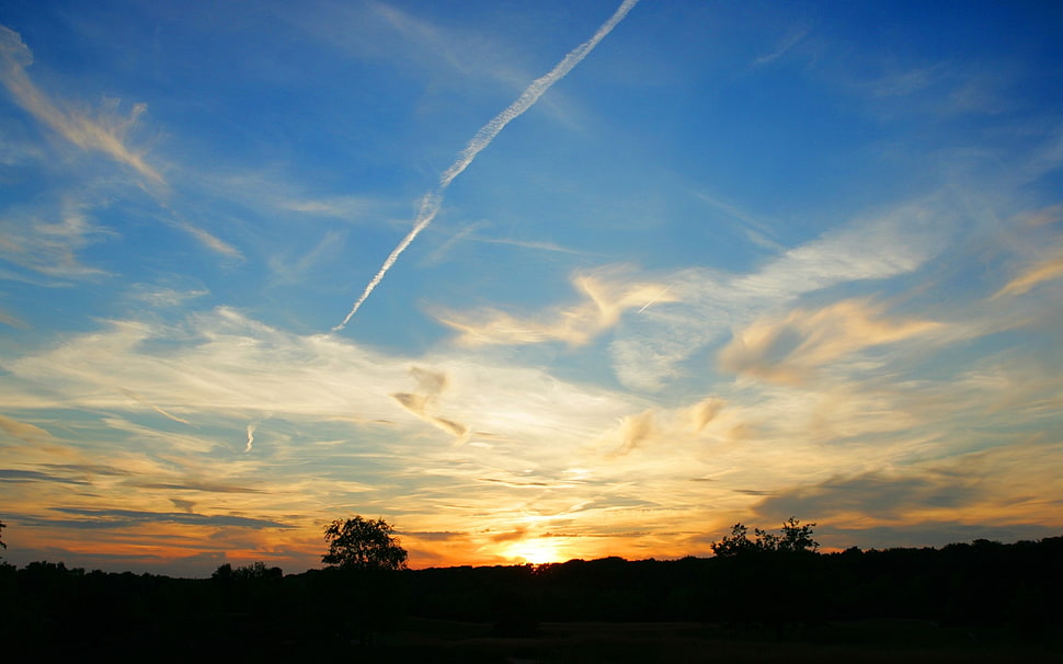 sunset HD wallpaper