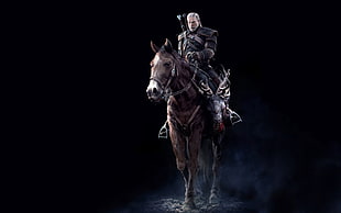 The Witcher illustration, The Witcher 3: Wild Hunt, video games, The Witcher, Geralt of Rivia