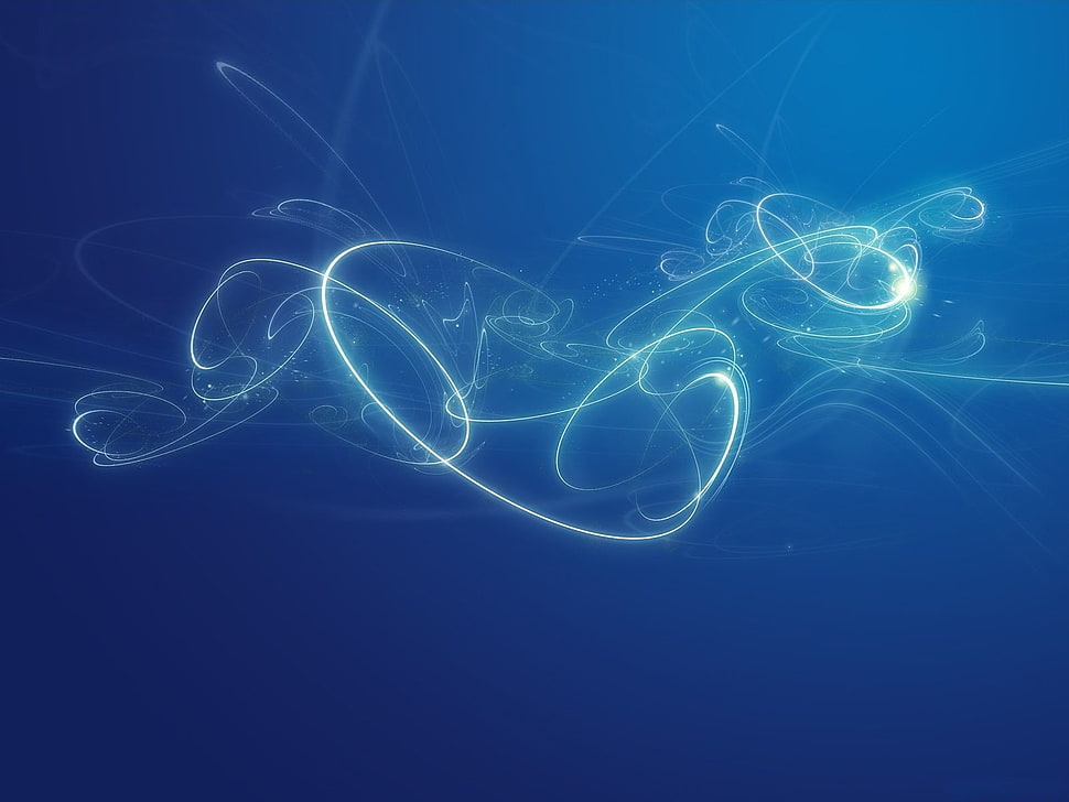 blue 3D wallpaper HD wallpaper