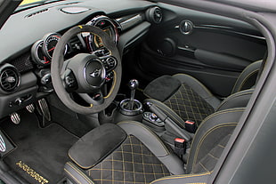 photo of black and gray car dashboard