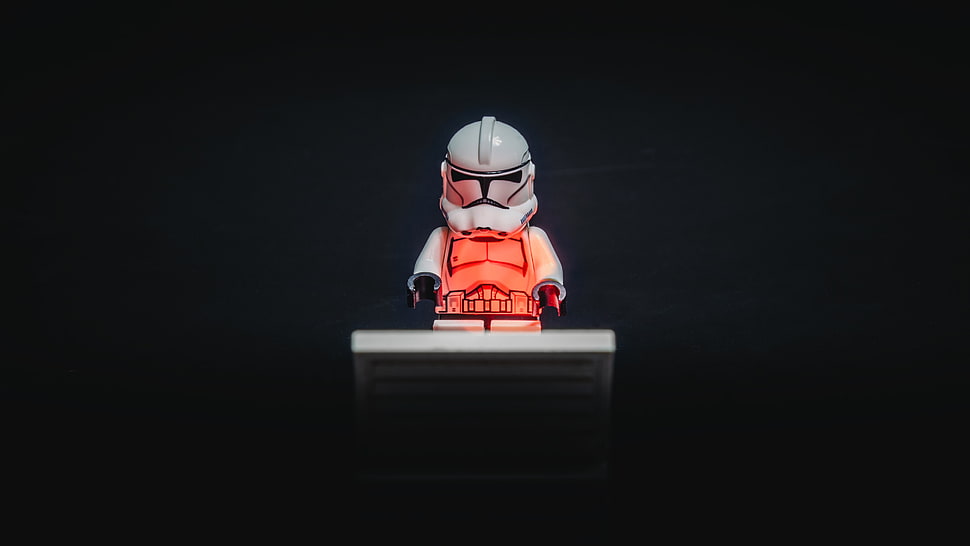 Lego Star Wars clonetrooper mini figure, Star Wars, clone trooper, LEGO, toys HD wallpaper