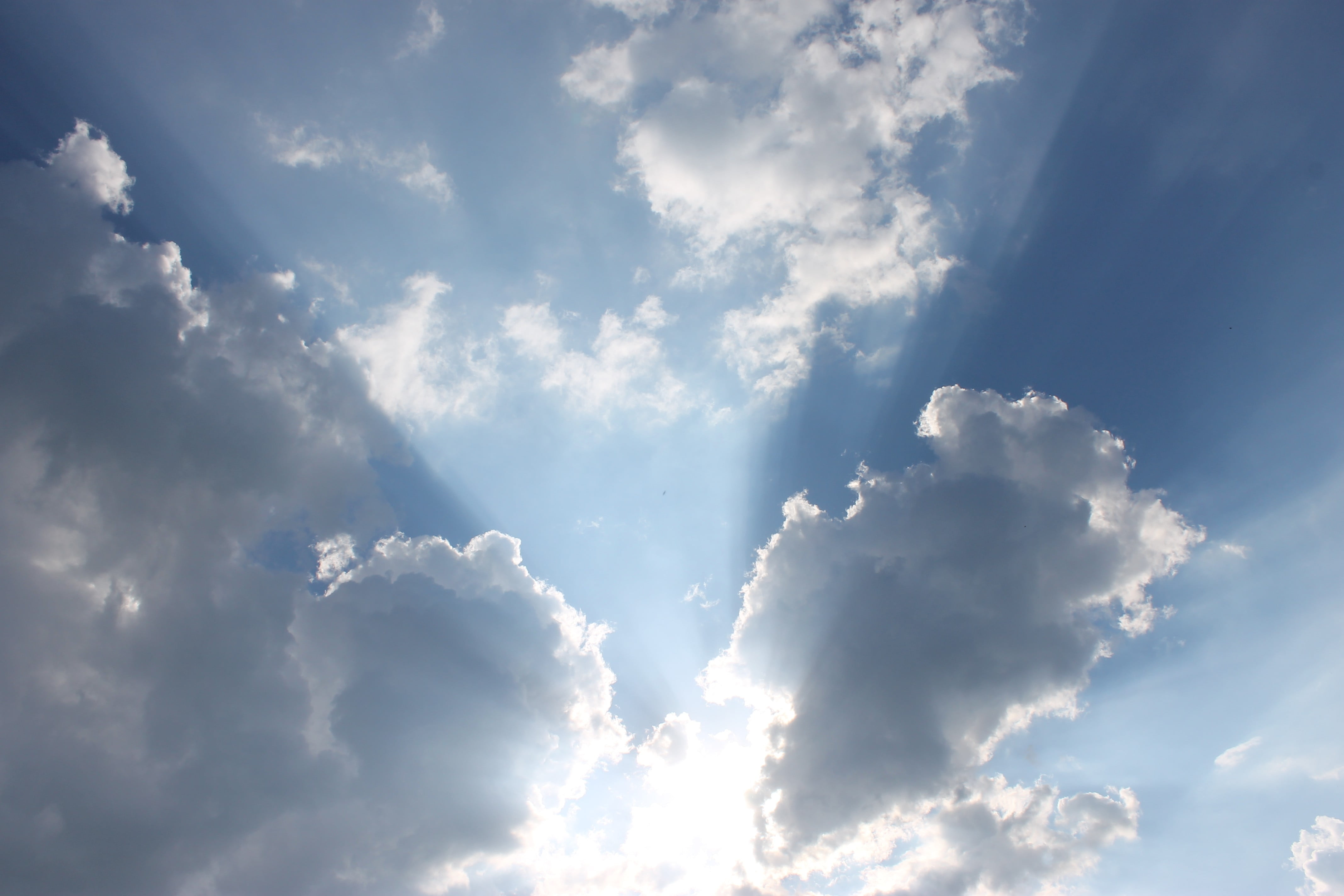 Online crop | white clouds, clouds, sky, sunlight, nature HD wallpaper ...