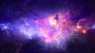 galaxy, space, stars HD wallpaper