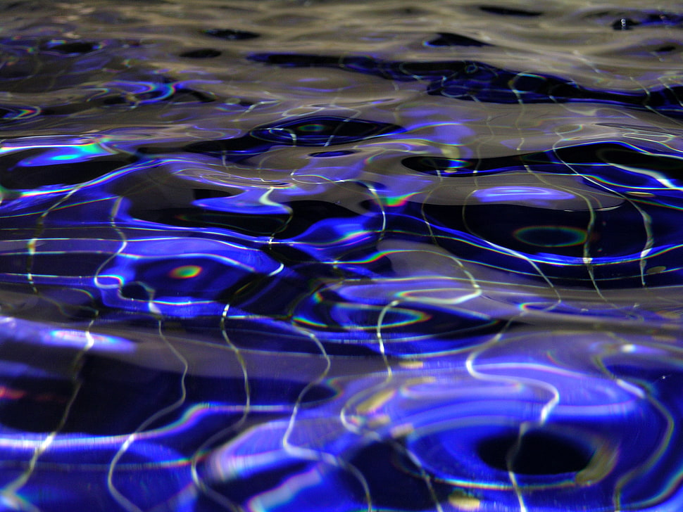 blue and gold decor, abstract HD wallpaper