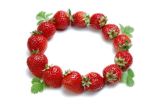 ripe strawberries lot