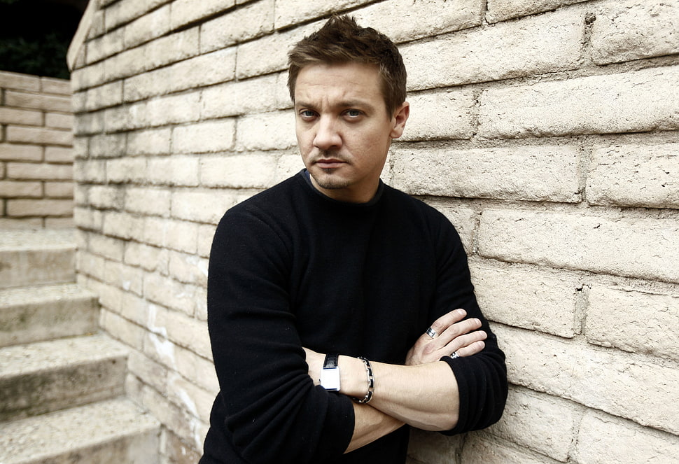 man in black sweater HD wallpaper